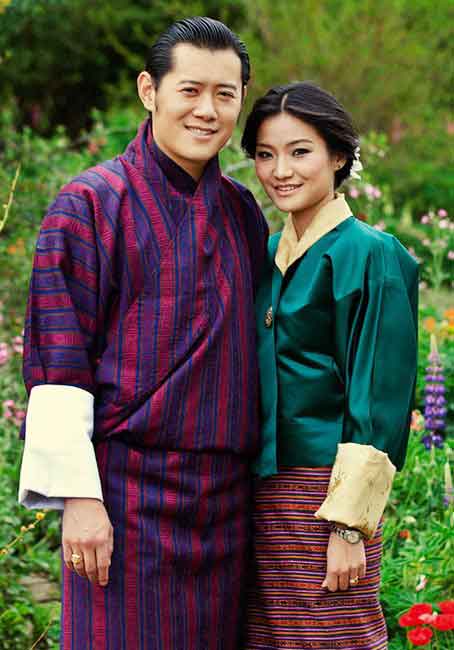 Cõi tây phương cực lạc cuối cùng ở thế gian 1 Quốc Vương và Hoàng Hậu Bhutan