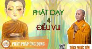 Phật dạy bốn điều vui 1 Phật dạy bốn điều vui