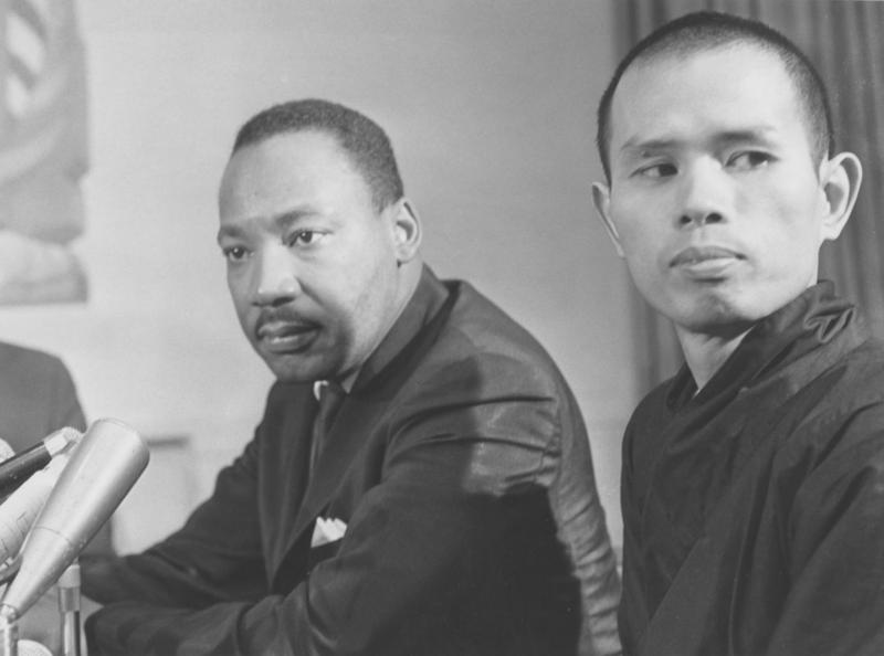 Cuộc đời thiền sư Thích Nhất Hạnh 1 Thich Nhat Hanh va Martin Luther King