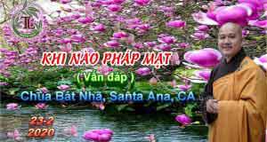Khi nào mạt Pháp? 1 Khi nào mạt Pháp?