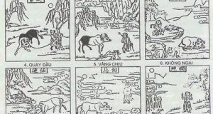 Thơ tụng tranh chăn trâu 1 Thơ tụng tranh chăn trâu