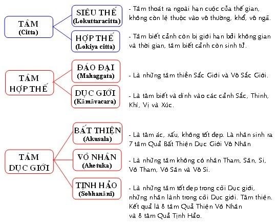 Tôi học tạng vi diệu pháp (Abhidhamma) 6 vi diệu pháp